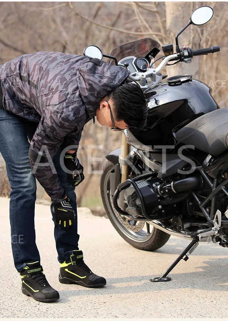 Летние мотоботы motoboy летние гоночные велосипедные спортивные мужские Противоскользящие дорожные ботинки Лето № 103