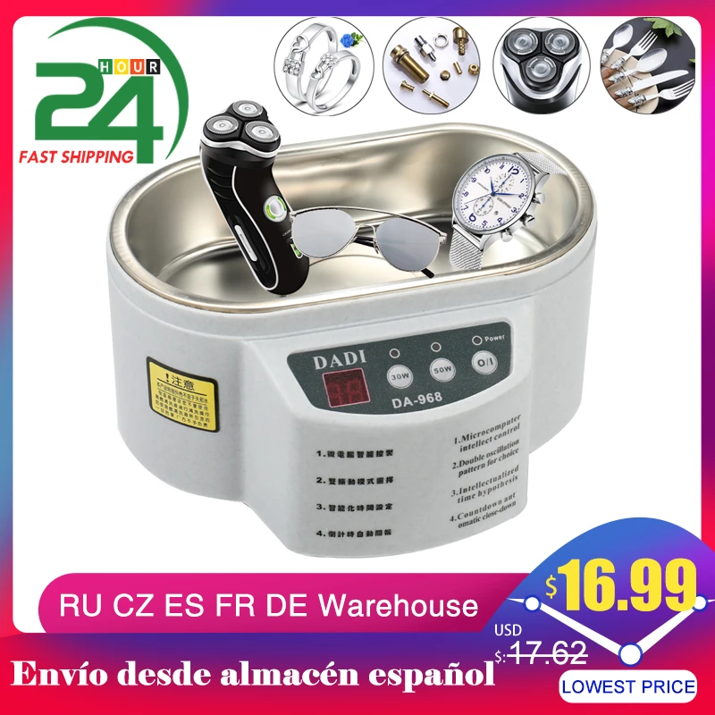 Ultrasonic Cleaner 500ml Ultrasonic Bath For Jewelry Parts Glasses ...