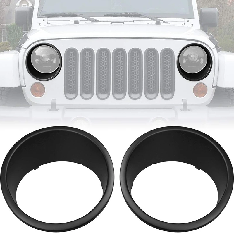 Накладка передней фары для Jeep Wrangler Rubicon Sahara Sport JK Unlimited 2 двери 4 двери 2007