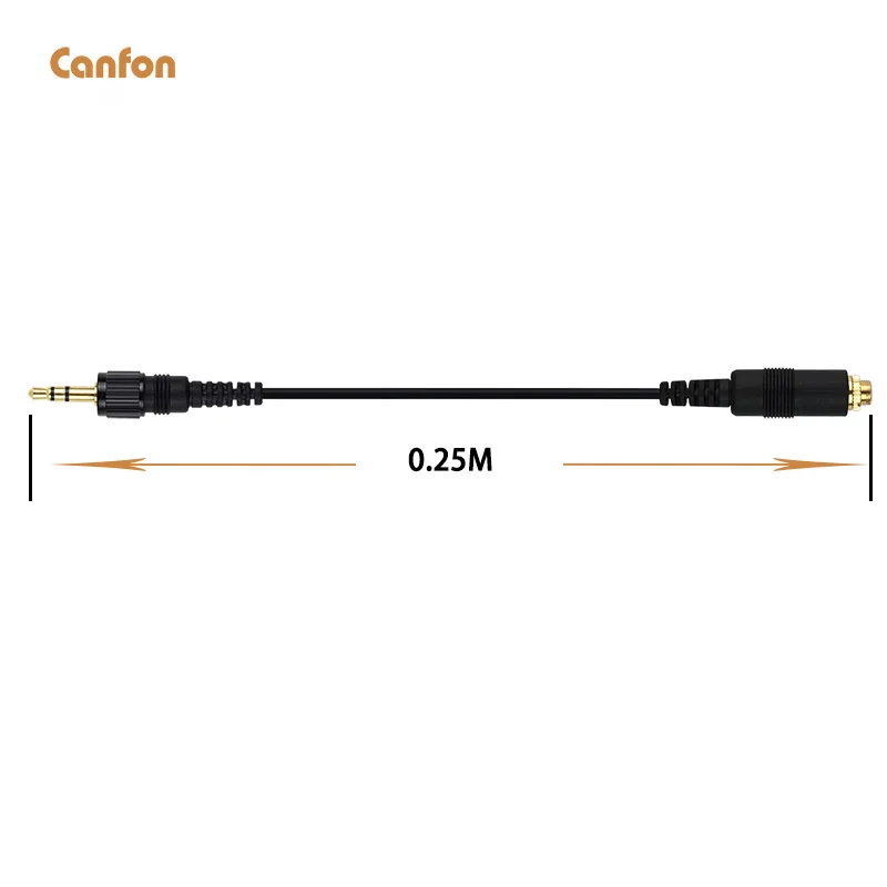 Canfon Audio Cable Adapter Lavalier Mic Input for Sennheiser Rode Saramonic Boya to Sony UWP V1D11D21 Wireless Microphone System