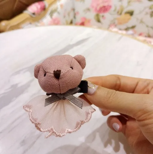 Pudcoco 5 шт./компл. Детские волосы для куклы аксессуары лиса/кролик/медведь/цветок бант Принцесса Шпилька Зажимы для галстука
