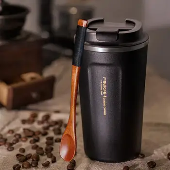 

510 ml Coffee Mug Cups Tumbler Double Wall Stainless Steel Vacuum Insulated Thermal Mug Home Office Car Travel Mug Dropshipping