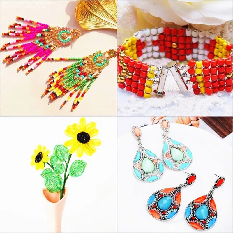 200-1000Pcs 2/3/4mm Charm Czech Glass Seed Beads DIY Bracelet Necklace Beads For Jewelry Making DIY Earring Necklace