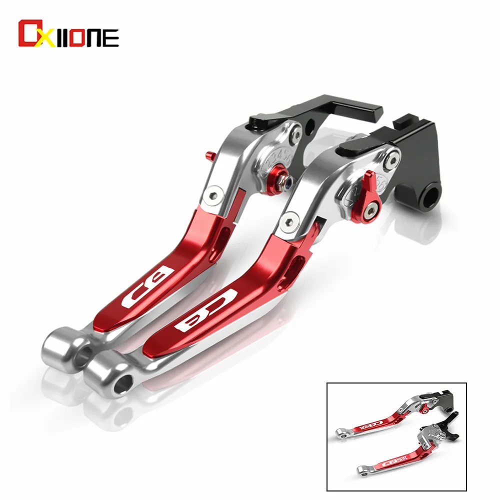 

For honda CB600F CB 600F CB 600 F 2007-2013 2012 2011 2010 With logo Adjustable Folding extended Motorcycle Brake Clutch Levers