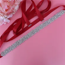 Свадебный пояс, стразы, пояс для свадебного торжества