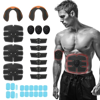 

32Pcs/Lot Electric Muscle Stimulator ems Wireless Buttocks Hip Trainer Abdominal ABS Stimulator Fitness Body Slimming Massage