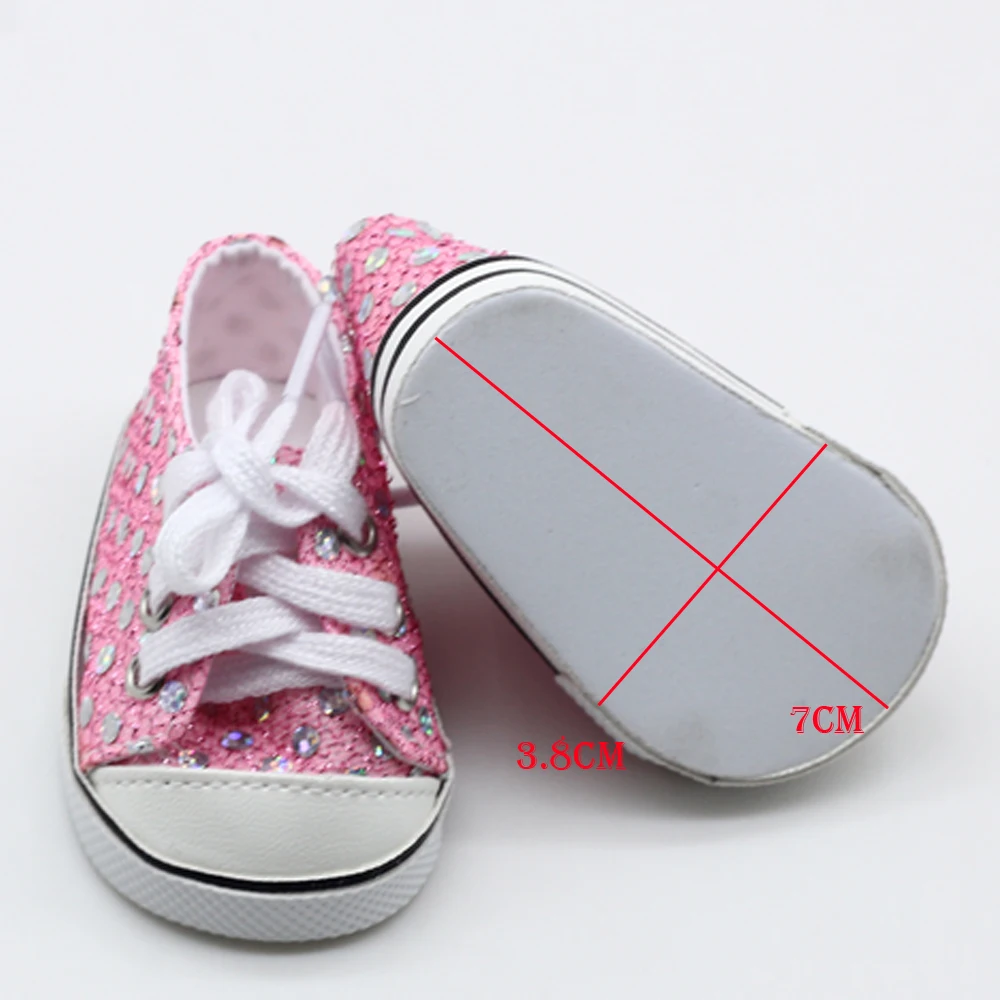 1pair Dolls Boots Shoes 18" Girl Doll Clothing Accessories Fit 43cm baby dolls Kids Gift toys Shoes Accessories