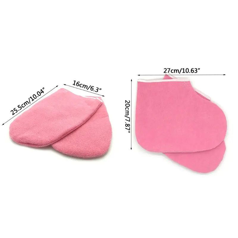 2pcs Paraffin Wax Protection SPA Hand Foot Gloves Warmer Heater Sep. 12,wax heater