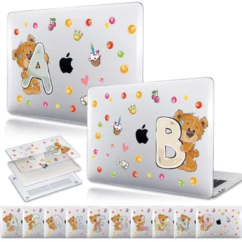 

Multicolor Initial Hard Shell Case Cover Suitable for MACBOOK Air 11"13"/New Air 13"(Touch ID) Laptop Convenient Durable Case