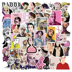 10/30/50PCS American Rapper Lil Peep Personalized Decoration Graffiti Waterproof Sticker Notebook Water Cup Skateboard Wholesale