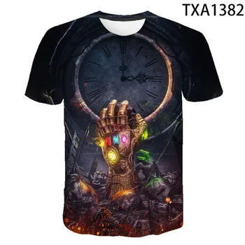 

2020 New Thanos Summer 3D T Shirts Fashion Boy Girl Kids Casual Short Sleeve Men Women Children Printed T-shirt Cool Tee Tops