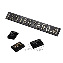 Présentoir pour étiquettes de prix, en aluminium, pour téléphone portable, numérique, Pop, porte étiquette de prix en métal