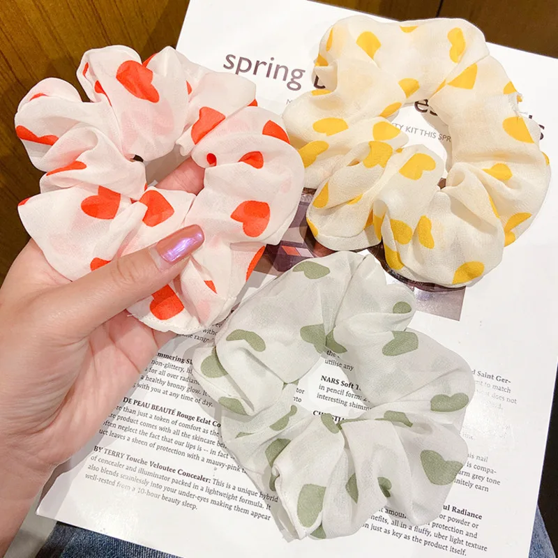 

[Xwen] 2020 New Printed Hit Color Cute Girl Hairband Sweet Hair Ornament Simple Elastic Hair Bands Fashion Accessories OH1777