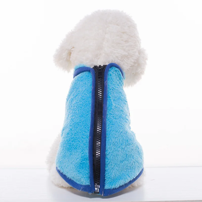 Новая молния одежда для собак кошек пальто куртка одежда для жилета ОДЕЖДА для маленьких собак Мопс Ropa Perro Французский бульдог