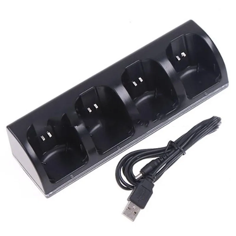 

WLL charger with four charging sofa socket black fixed charger with charging cable