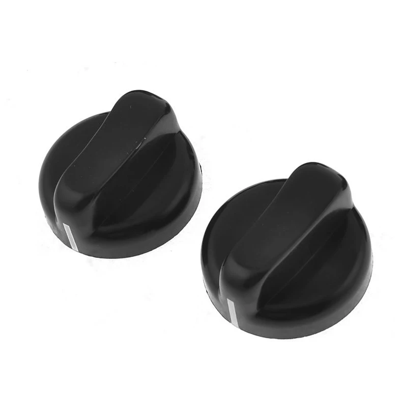 

New 5 PCS Kitchen Black Plastic Gas Stove Cooker Control Knobs