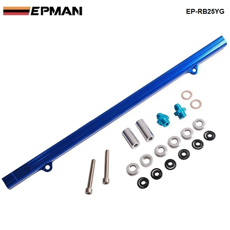 Алюминиевая заготовка топливный инжектор топливная направляющая Turbo Kit Blue