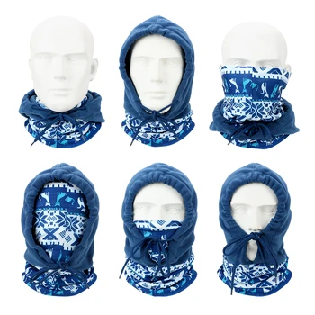 

For Bicycle Cycling Windproof Balaclava Hood Fleece Motorcycle Face Mask Unisex Warm Neck and Full Face Mask