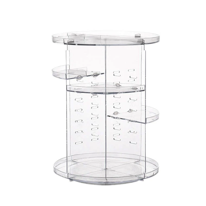  Rotating Makeup Organizer Cosmetic Storage Jewelry Box