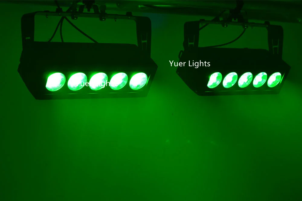 2XLot Disco Light 5X20W RGB 3IN1 LED Wall Wash Light 5/8 Channels IP55 Control Dj LED Bar Wash Stage Light Music Dj Light Disco