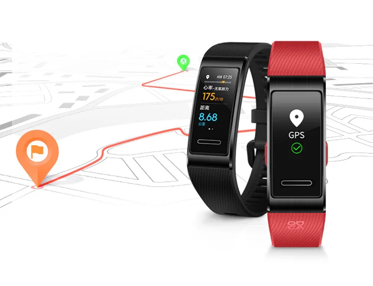 Original Huawei Band 4 Pro Smart Band Heart Rate Standalone GPS Proactive Color Touchscreen Blood Oxygen