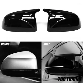 

For BMW New Models X3 G01 X4 G02 X5 G05 Rear Side View Mirror Cover M Look Gloss Black Color 2018-UP