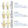 100Pcs/lot 2.8/4.8/6.3mm Female and male Crimp Terminal Connector Gold Brass/Silver Car Speaker Electric Wire Connectors Set ► Photo 2/6