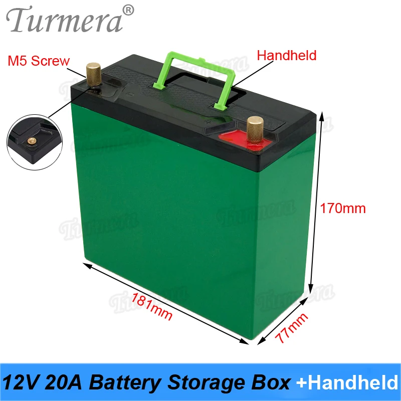 Turmera-uninterrupt Power Supply Battery Storage Box 12v 20ah para 20*32700 3.2v Lifepo4 Bateria e 56*18650 Baterias de Lítio - Image 6