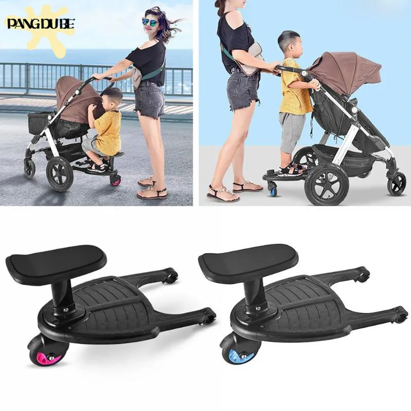 Carrito de autoestopista para niños, carrito de Skateboard, placa de pie con asiento, patín, Pedal - AliExpress Madre