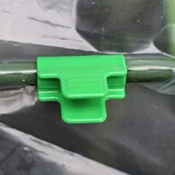 

10pcs 11mm Plastic Pipe Clamps For Greenhouse Frame Pipe Film Sunshade Net Vegetable Fruit Cover Insect Net Fixing Clamp Clip