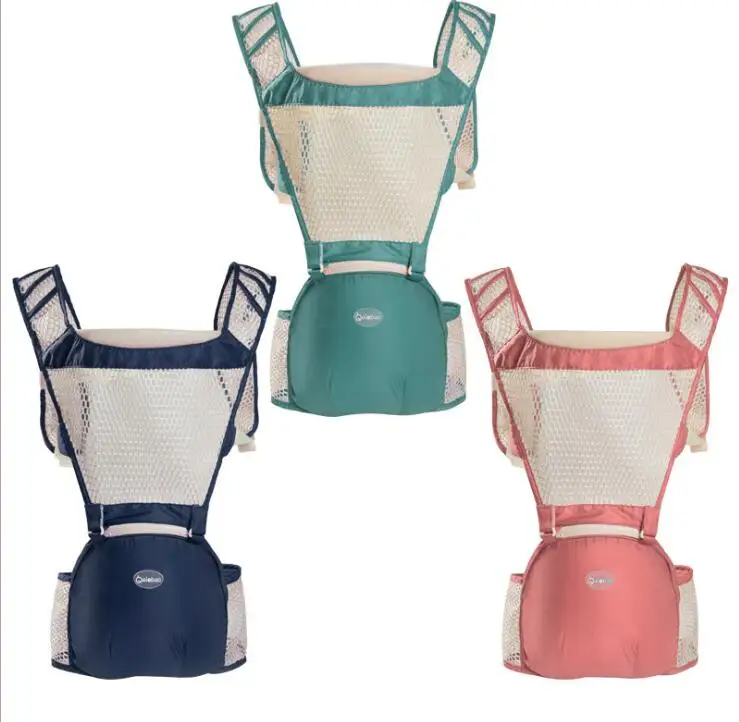 Многофункциональная дышащая Сумка-кенгуру Хипсит(пояс для ношения ребенка) Летний крутой мешок для новорожденных скамейка на плечо