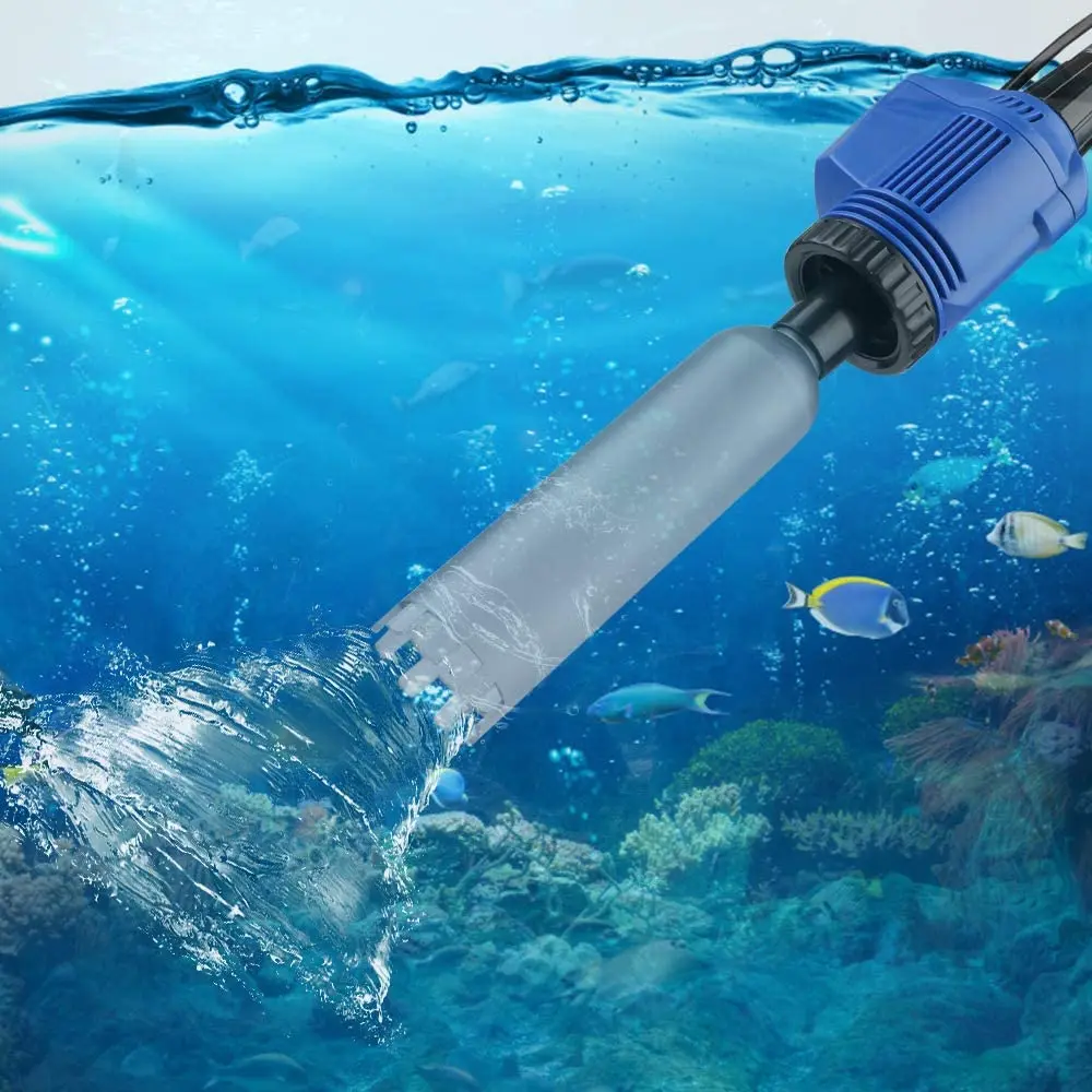 Elektrischer Staubsauger Kies reiniger für Aquarium automatischer Wasser  wechsler Schlamm absauger Sand waschanlage Filter pumpe Aquarium Siphon -  AliExpress