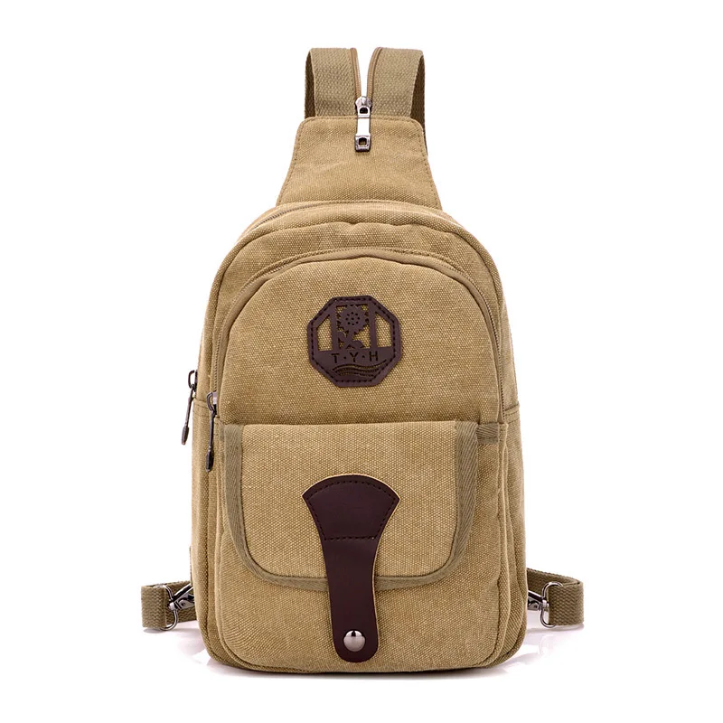 

Korean-style Winter New Style Multi-Purpose Backpack Canvas Men Chest Bag Men's Shoulder Oblique Small Chest Bag nan bei bao Men