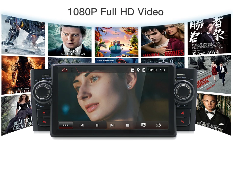 Cheap Single 1 din Android 9.0 Octa 8 Core GPS Navigation 7" Car DVD Multimedia for Fiat Grande Punto/Linea 2006 with Radio/BT/RDS/FM 5