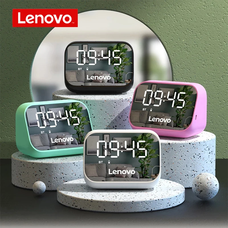 US $19.79 - 35.78 Lenovo TS13 Bluetooth Speaker Subwoofer Stereo Player LED Digital Smart Alarm Clock Desktop Clocks Bedroom Bedside Wake Up Clock