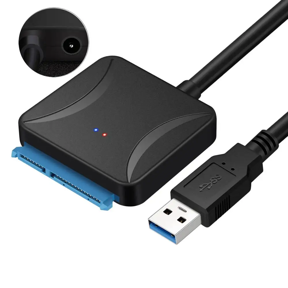 Адаптер USB на Sata JONSNOW кабель 3 0 SATA III адаптер Plug Play 22 Pin для жесткого диска 2 5-3 5 дюйма