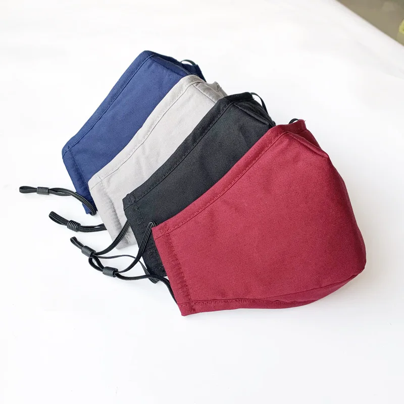 

2020 New 1Pcs Fashion Respirator Mask With Washable Cotton Activated Carbon PM2.5 Mouth Masks Anti Dust Allergy