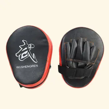 

2X Boxing Mitt MMA Hook Focus Punch Pad Training Glove Karate Muay Thai