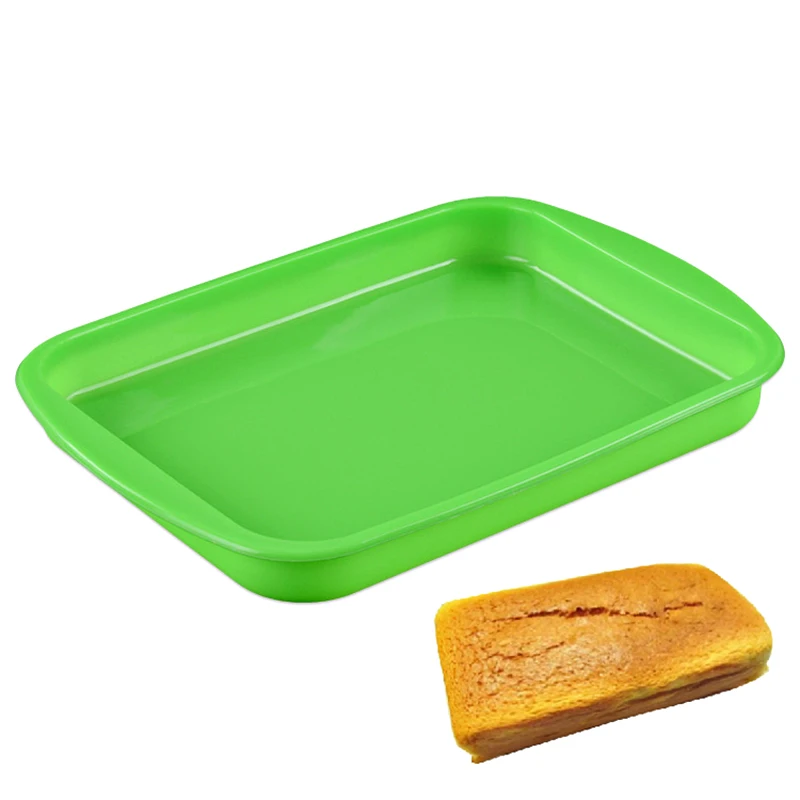 Kitchen Accessories Silicone Rectangle Bread Cake Moulds Baking Molds Pan For Dessert Pudding Pastry Tools | Дом и сад