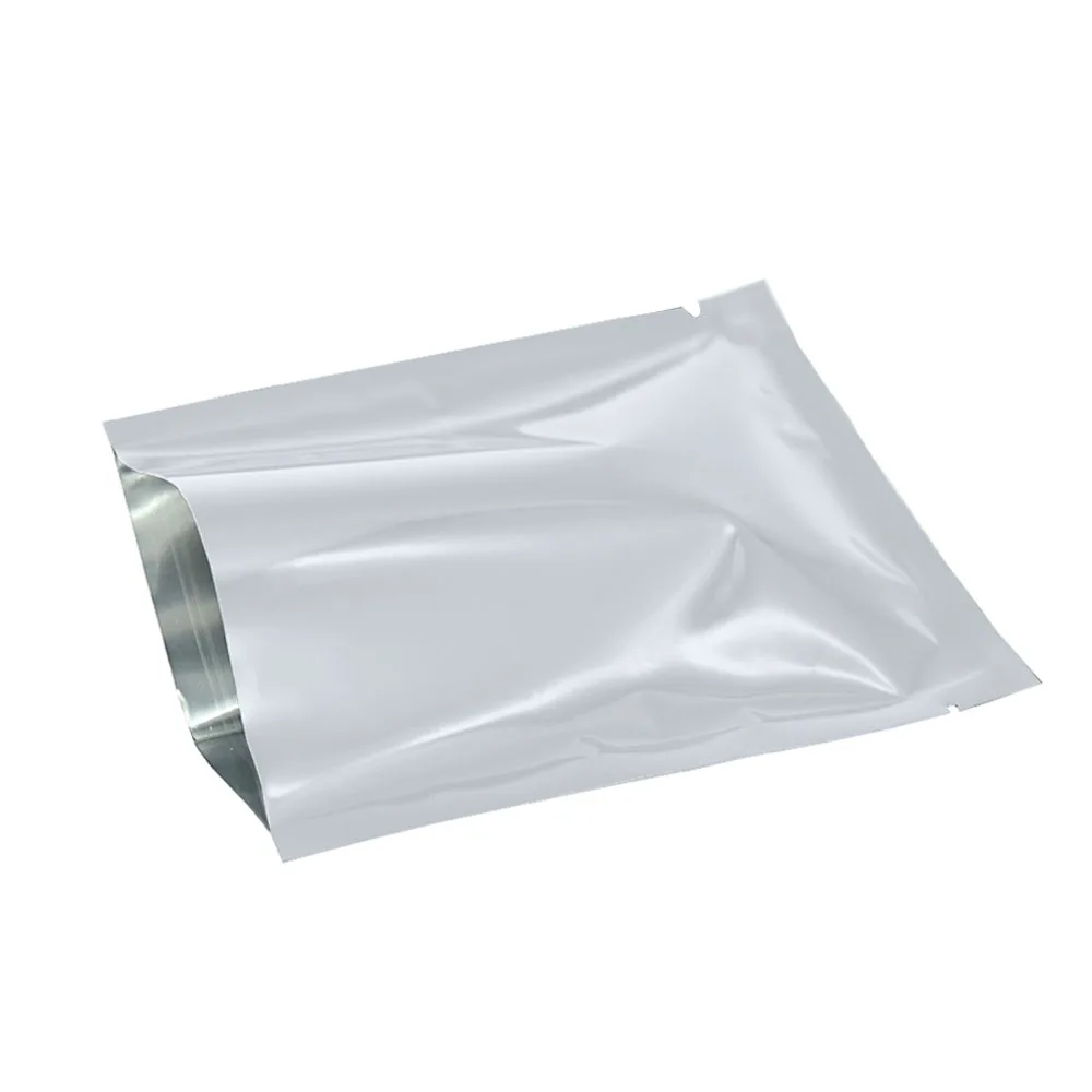 

100pcs 6*9cm Glossy White Coffee Milk Powder Bag Small Open Top Mylar Bag Aluminum Foil Package Vacuum Pack Bags (2.36''x3.54'')
