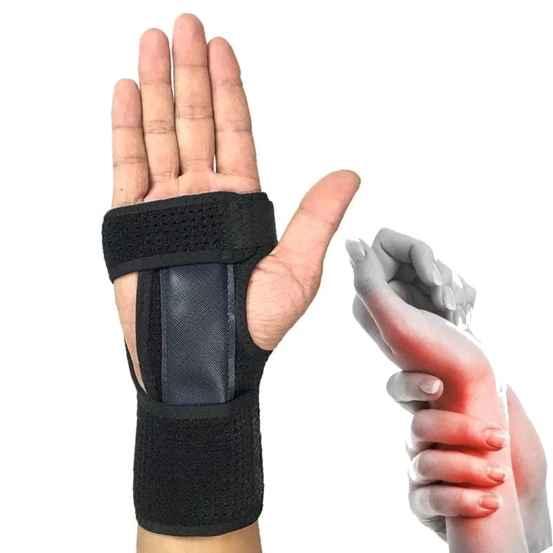 Мужские и женские скобки восстановление после переломов Sprain поддержка фиксации запястья фиксированная шина защита рук обертывания руки бандаг