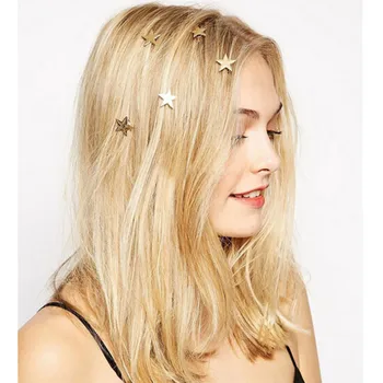 

5pcs Fashion Jewelry Cute Personality Wild Hair Ornaments Moon Star Headdress Wedding Hair Comb Bridal Hair Accessories