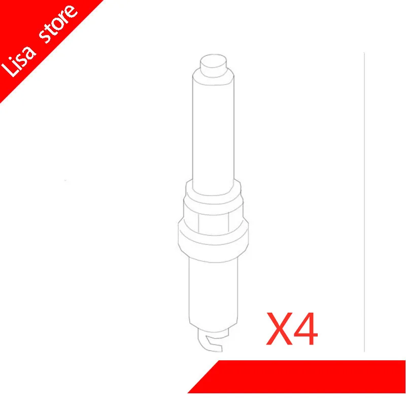 

Оригинальные свечи зажигания 4 шт./лот для Toyota land cruiser 4,0 1GR LFR6CGP 1483 LFR6CGP/1483
