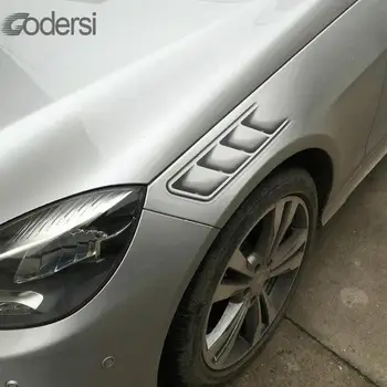 

3D Fake Vents Stickers Decorative Outlet Side Vents Stickers Decals Emblem Symbol Creative Personalized Car Styling Decal