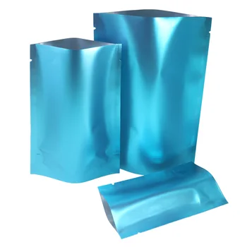 

Vacuum Heat Sealing Storage Bags Open Top Pouches 100pcs/Lot Candy Stand Up Package Bags With Tear Notch For Kitchen/Living Room