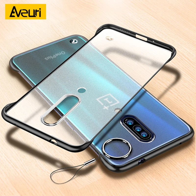 

Luxury Transparent Phone Case For Oneplus 6 One Plus 1+ 6 Coque Frameless Matte Hard Cover Case For Oneplus 7 Pro 1+7 Pro Fundas