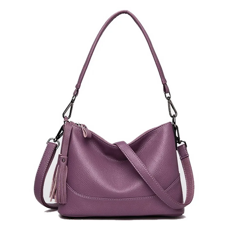 

Simple Soft PU Leather Women Handbags Elegant Ladies Shoulder Crossbody Bags Female Daily Casual Tote Messenger Bags Bolso Mujer
