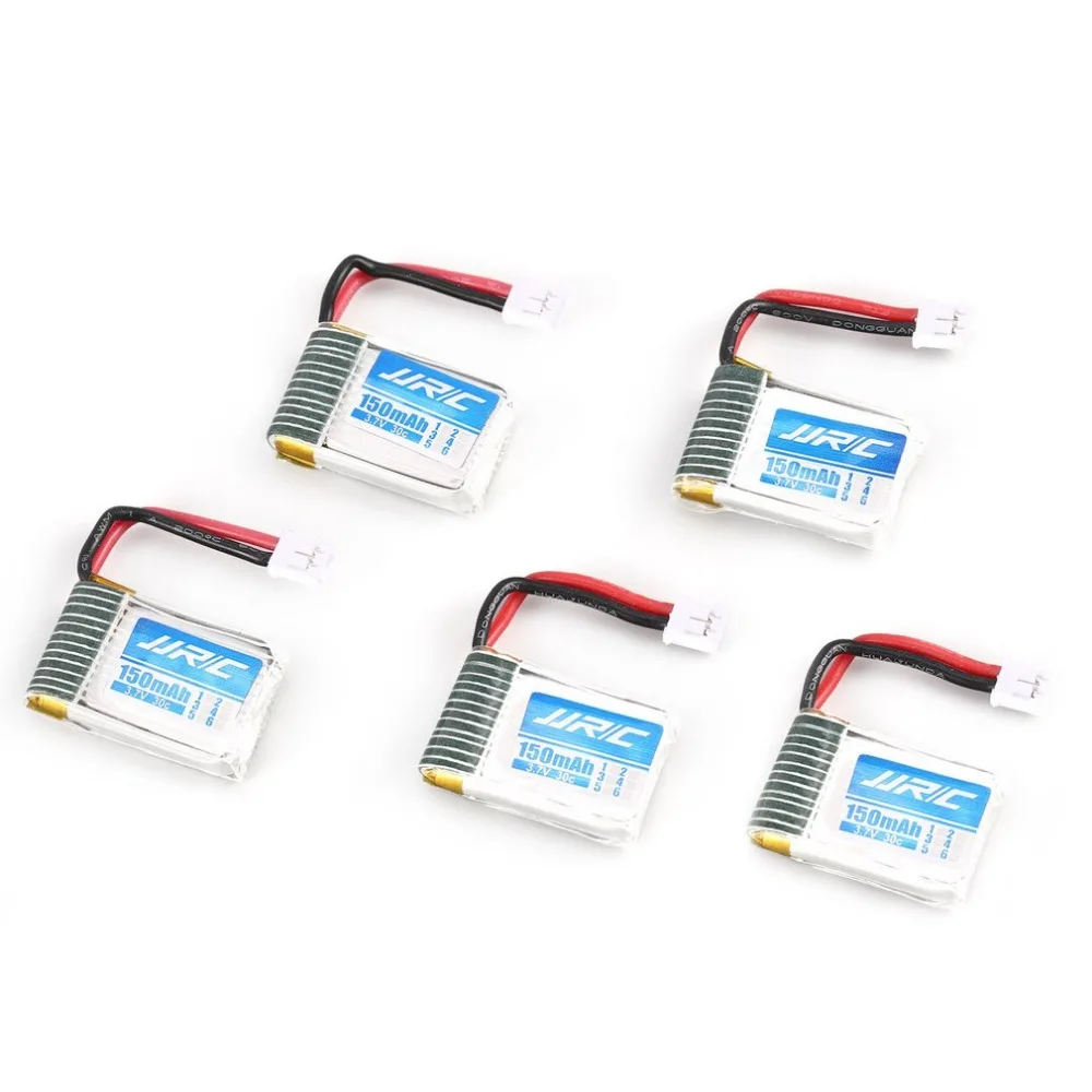 JJR/C 4/5 шт 3,7 в 150 мАч Lipo батарея USB зарядное устройство для H36 Goolrc T36 Eachine E010 E011 E012 НН 010 р/у мини Квадрокоптер