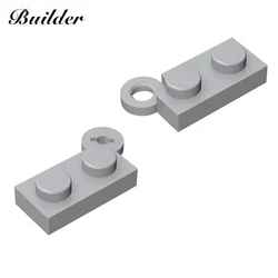Little Builder DIY Building Blocks Educational Toy for Children - Hinge Plates Set (10 pcs) (Light Gray)