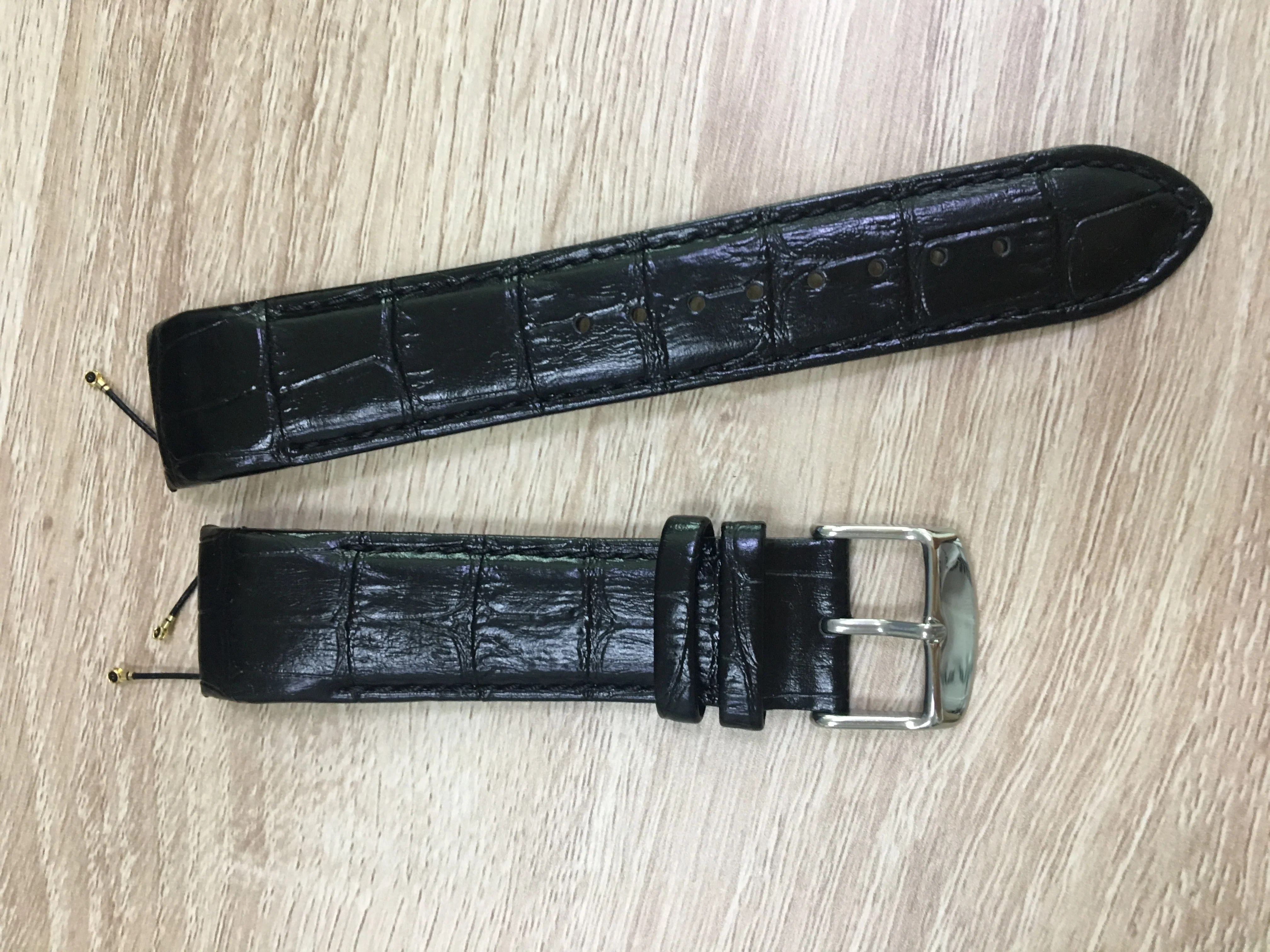 

Leather Belt Bands Leather Straps for S1/Q7 Smart Watch Charger Table USB Cable Battery